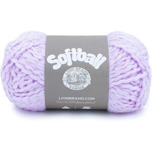Lion Brand Softball Yarn Pink Sox